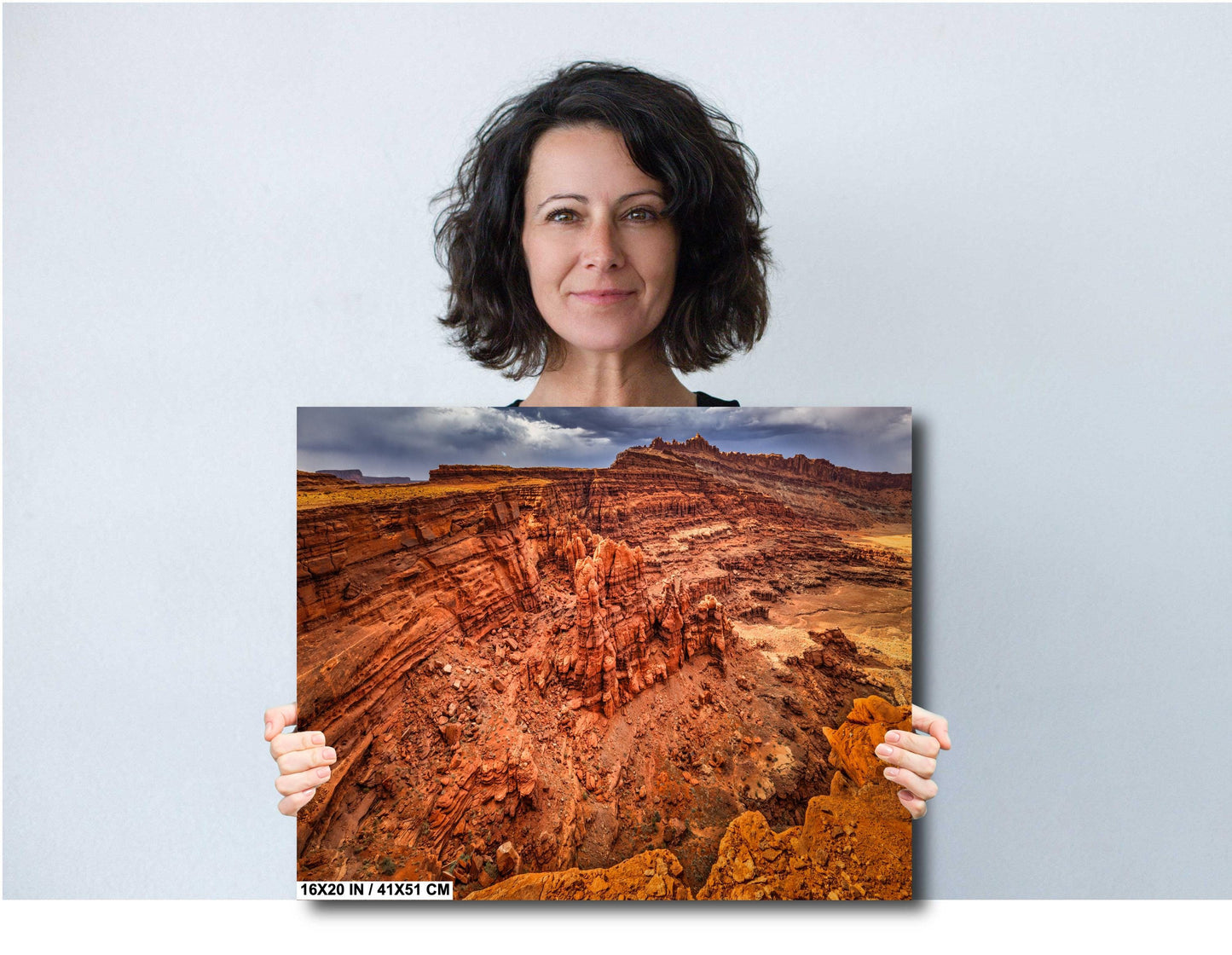 Moab Chicken Corners Trail Landscape Print - Utah Desert Photography Wall Art in Premium Photo Paper, Canvas, Acrylic & Metal