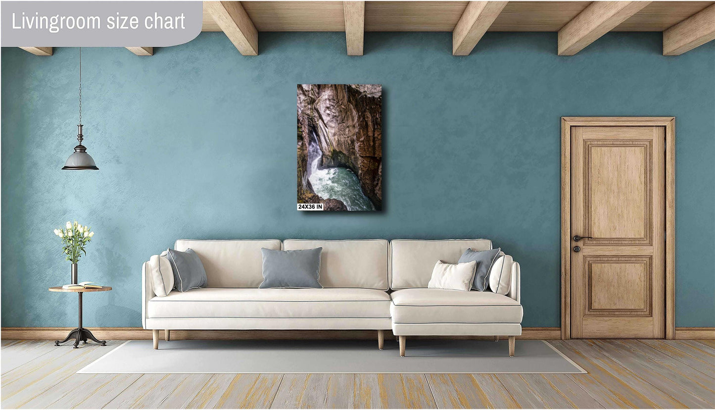 Box Canon Falls Print: Stunning Rocky Mountain Waterfall Art - Ouray Colorado Alpine Loop Landscape Photography