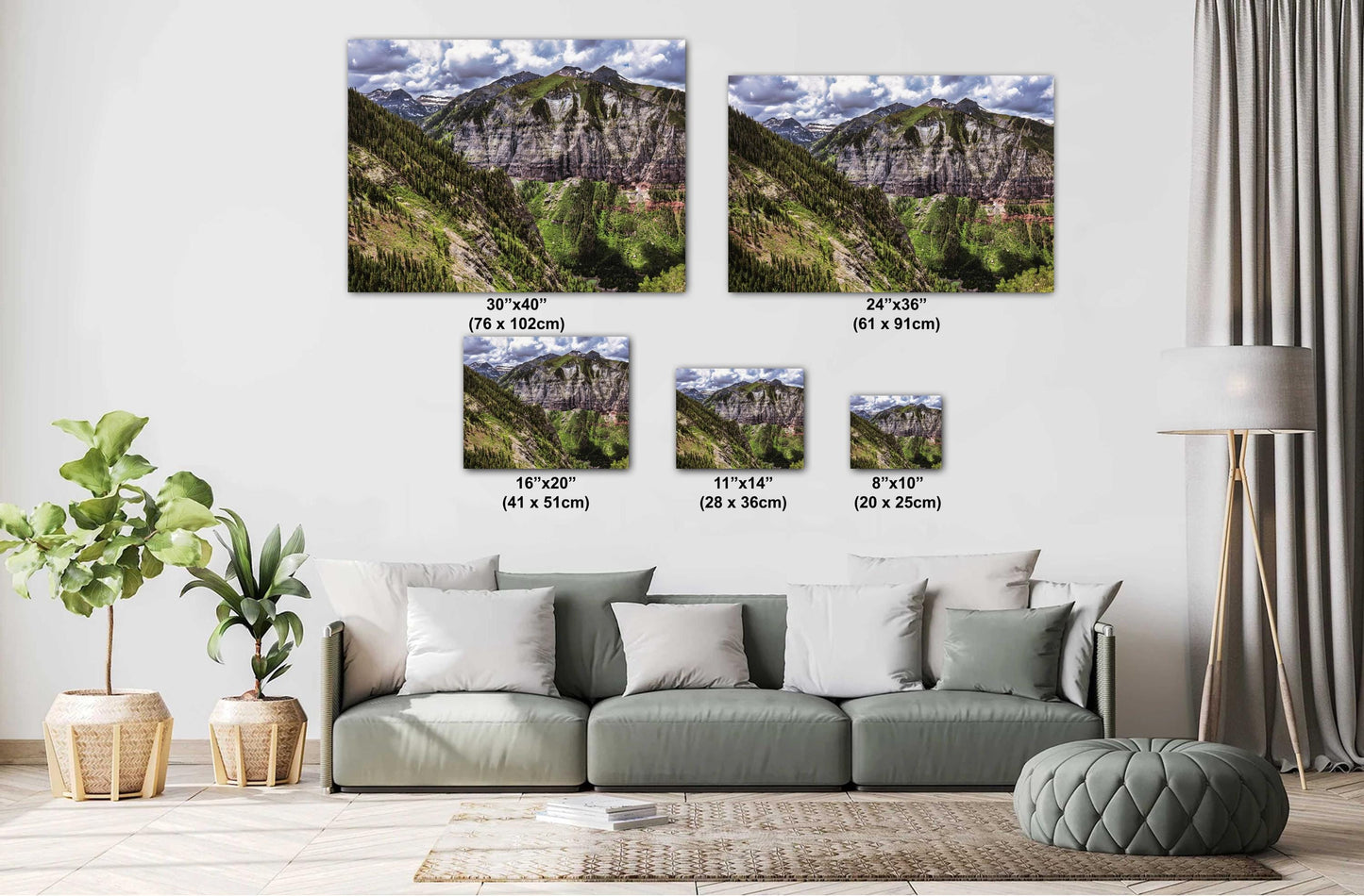Imogene Pass Summit View Print | Rocky Mountain Colorado Photography Art | Alpine Loop Wall Decor, Nature Landscape Photography