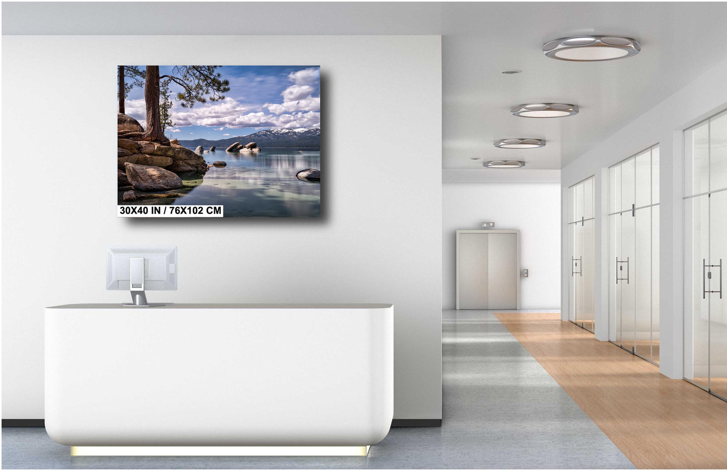 Lake Tahoe Print - Sand Harbor State Park Wall Art Photography on Canvas, Acrylic, Metal & Photo Paper - Lake Tahoe Photography Decor