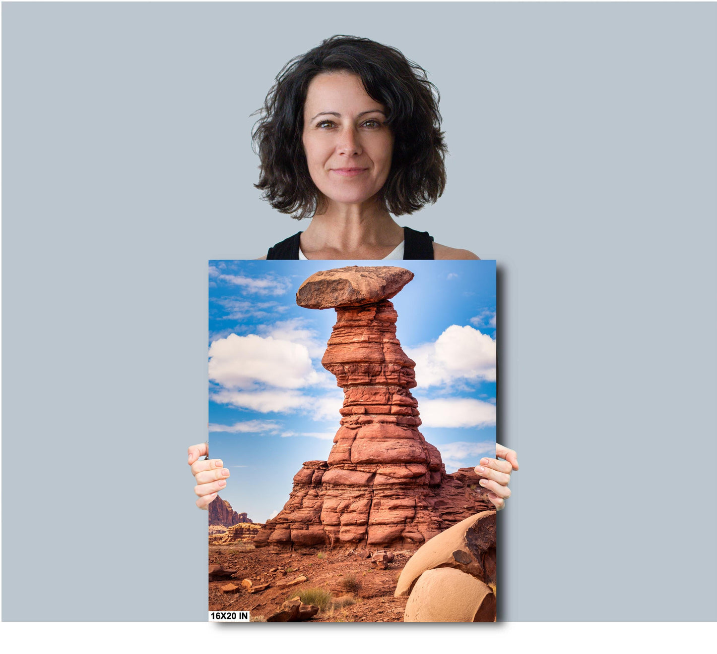 Colorado River Canyon Photography: Red Rock Formations & Desert Hoodoos Wall Art Print - Moab Utah
