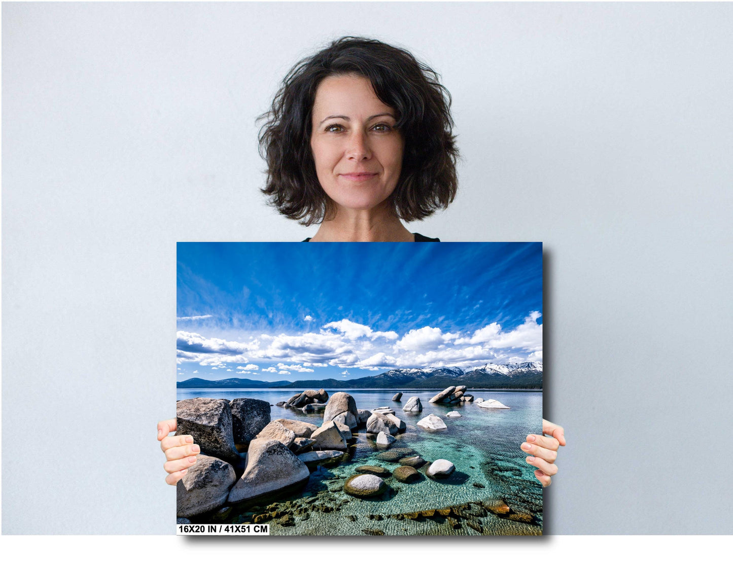 Lake Tahoe Print - Sand Harbor Photo - Wall Art on Canvas, Acrylic, Metal & Photo Paper - Lake Tahoe Photography Decor
