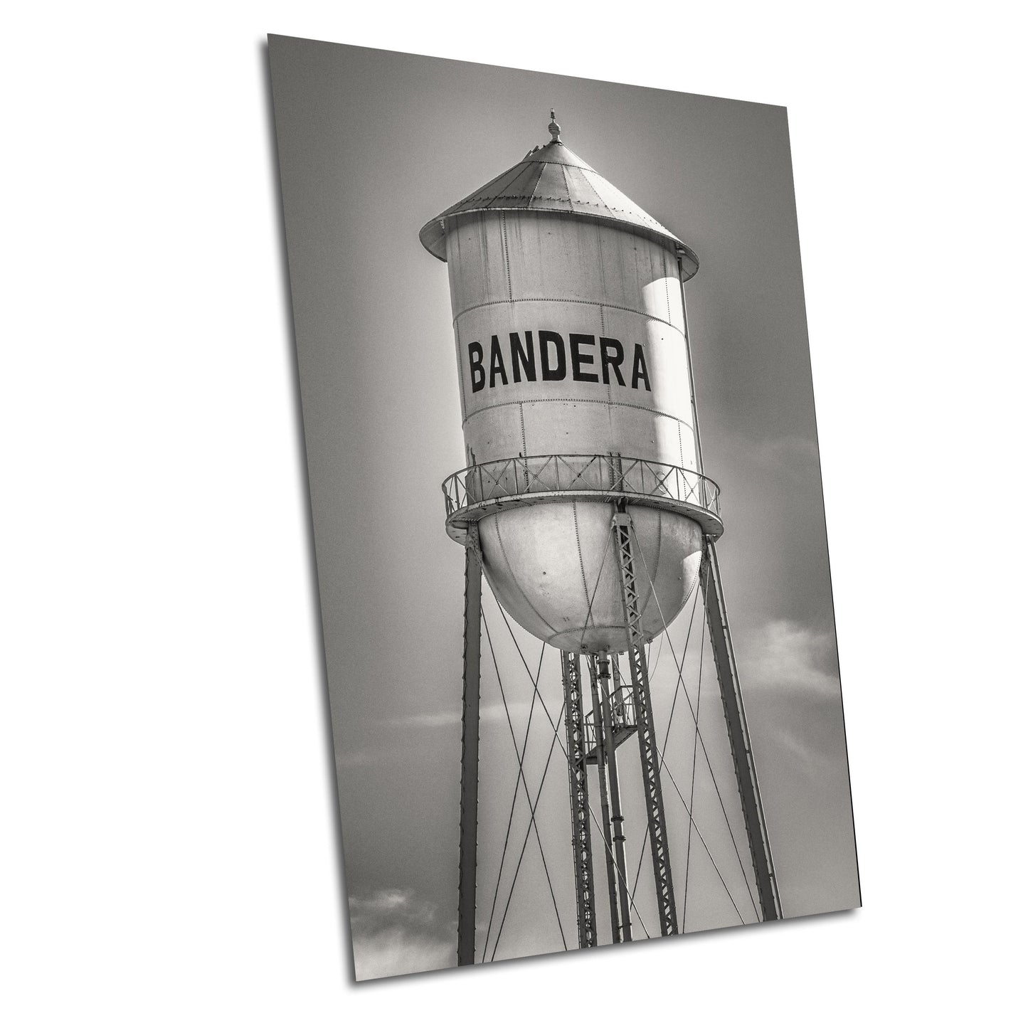 Rustic Water Tower Print: Texas Farmhouse Photo on Premium Paper & Ready-to-Hang Canvas, Unique Wall Art Décor for Home or Office