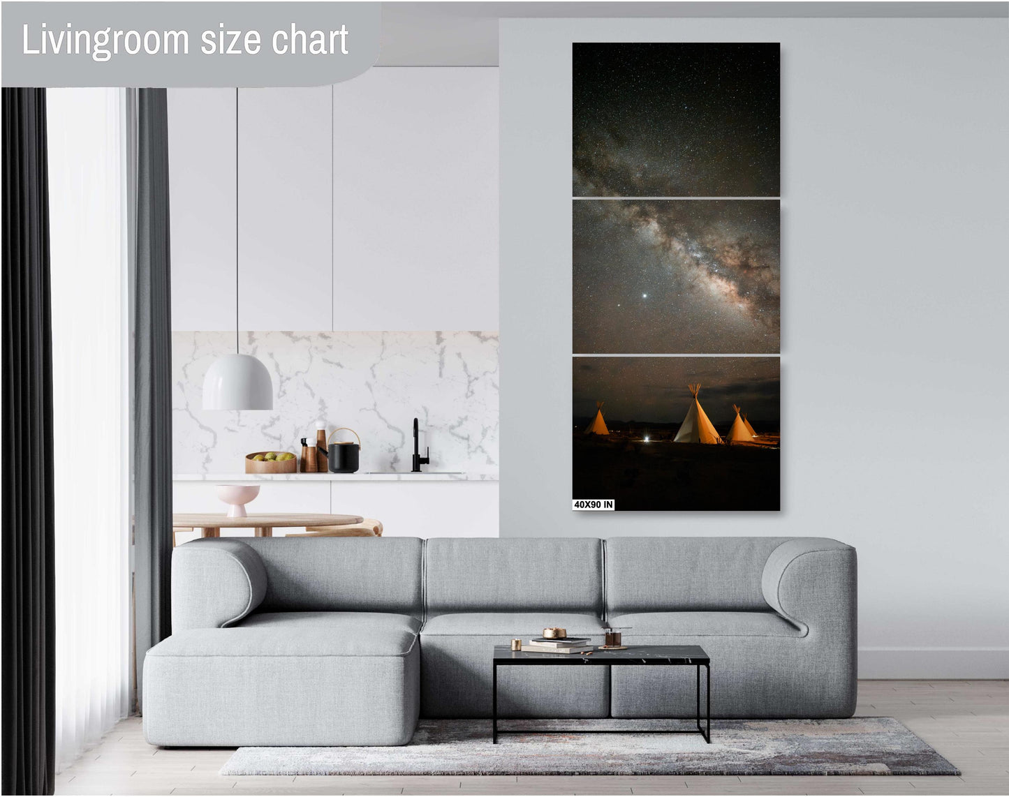 Milky Way Stars over Terlingua Teepee Art Print | Big Bend Texas Night Sky Constellation Decor