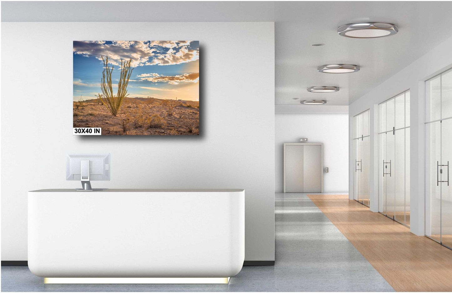Big Bend Ocotillo Art Print - Terlingua Texas Desert Photography Wall Decor on Canvas, Wood, & Metal – Unique Home Decor