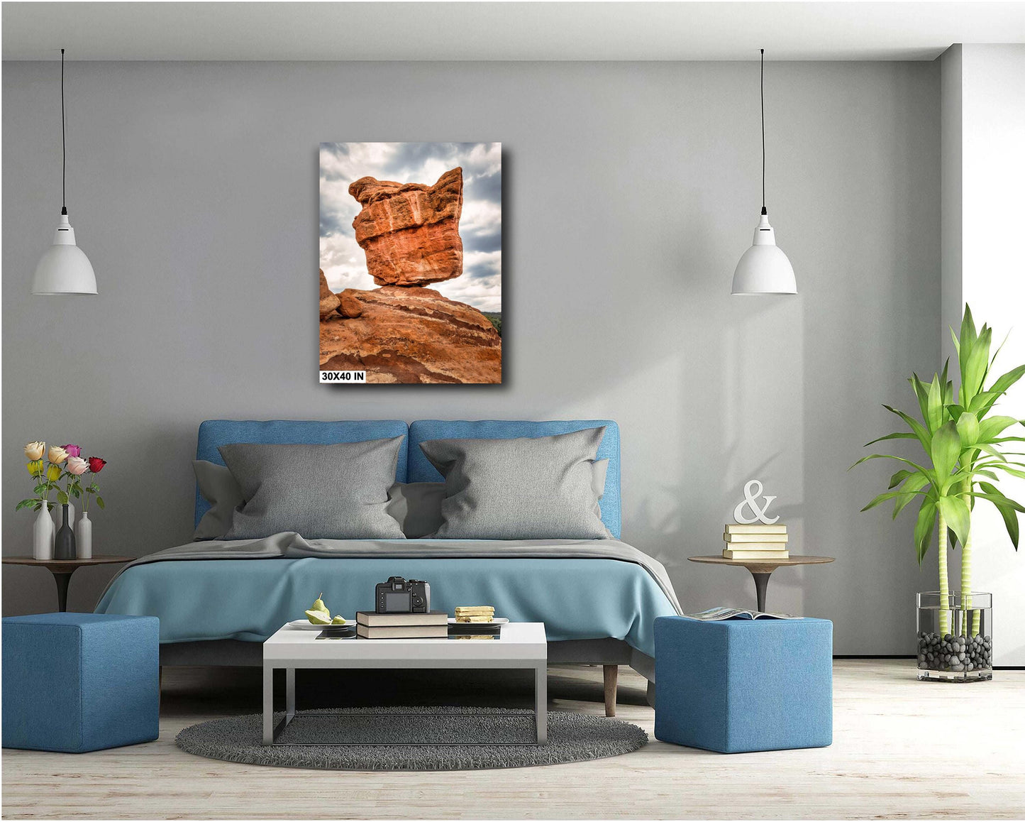 Balanced Rock Art Print | Garden of the Gods Landscape | Colorado Springs Wall Decor | Premium Photo, Canvas, Acrylic & Metal Options
