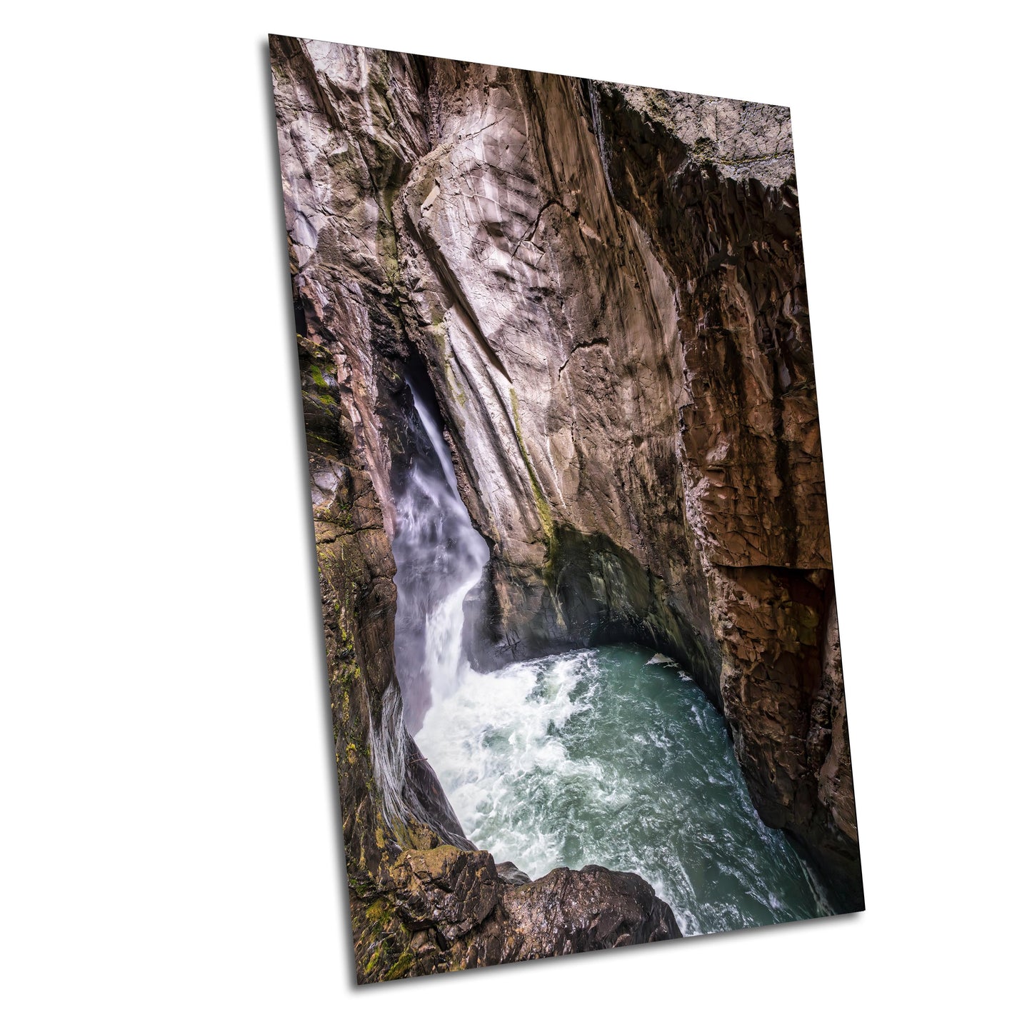 Box Canon Falls Print: Stunning Rocky Mountain Waterfall Art - Ouray Colorado Alpine Loop Landscape Photography
