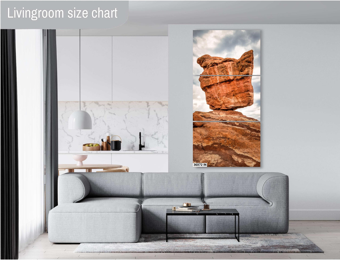 Balanced Rock Art Print | Garden of the Gods Landscape | Colorado Springs Wall Decor | Premium Photo, Canvas, Acrylic & Metal Options