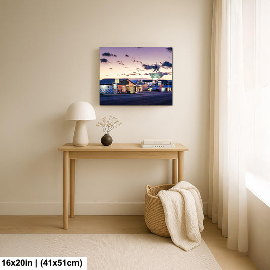 Route 66 Photo Print – Motel Safari Sign | Vintage Motel Decor, Tucumcari Wall Art