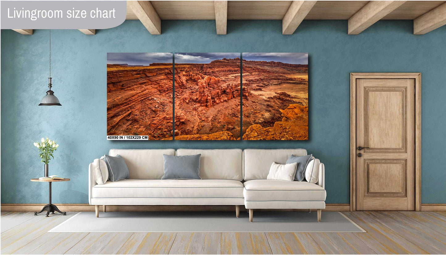 Moab Chicken Corners Trail Landscape Print - Utah Desert Photography Wall Art in Premium Photo Paper, Canvas, Acrylic & Metal