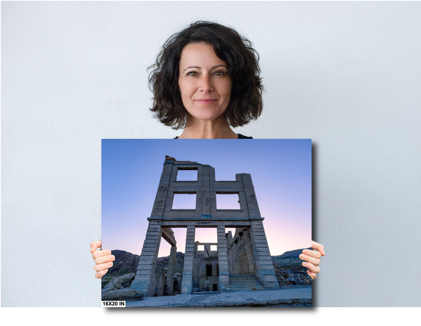 Nevada Gold Rush Sunset Photo | Rhyolite Ghost Town Wall Art | Rustic Western Decor for Home