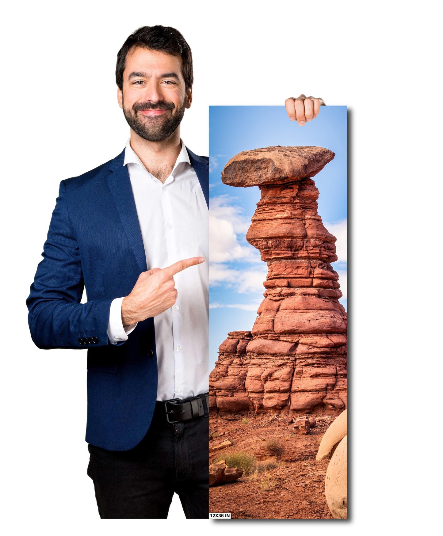 Colorado River Canyon Photography: Red Rock Formations & Desert Hoodoos Wall Art Print - Moab Utah