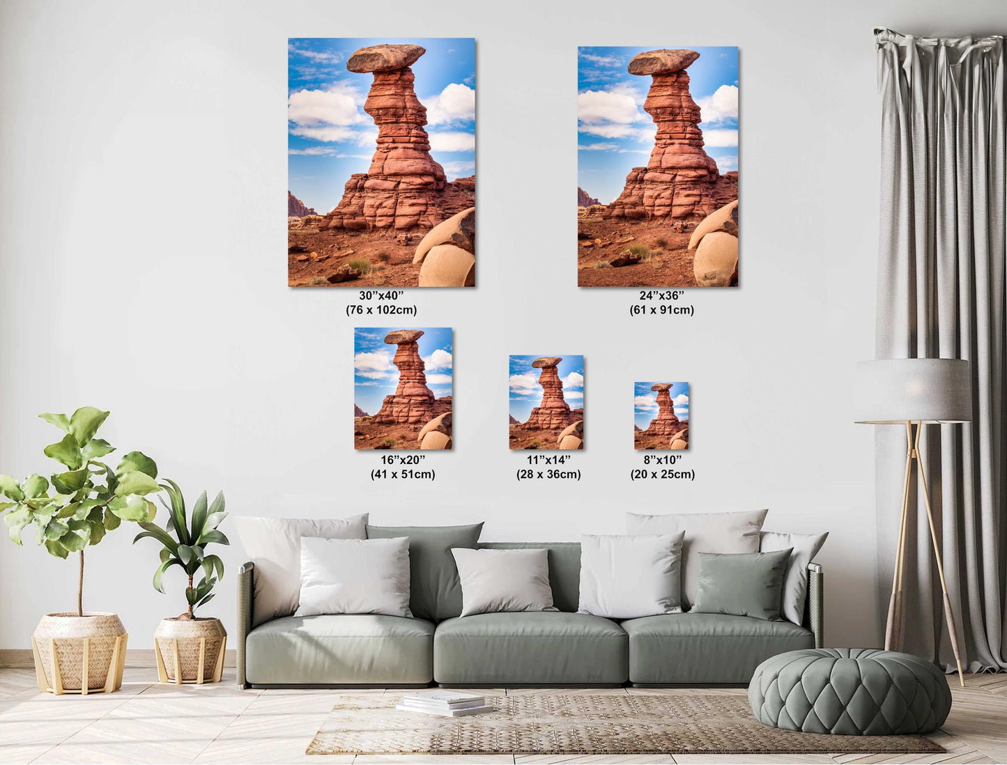 Colorado River Canyon Photography: Red Rock Formations & Desert Hoodoos Wall Art Print - Moab Utah