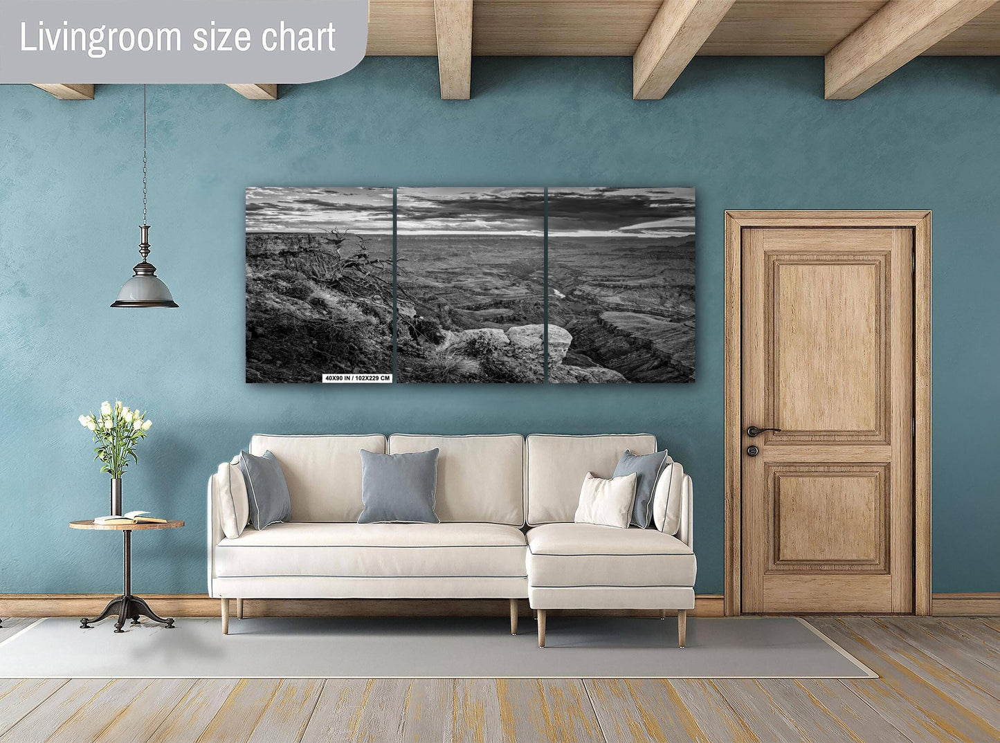 Black and White Art - Grand Canyon Print, South Rim Sunset at Lipan Point on Premium Photo Paper, Canvas, Acrylic, or Metal