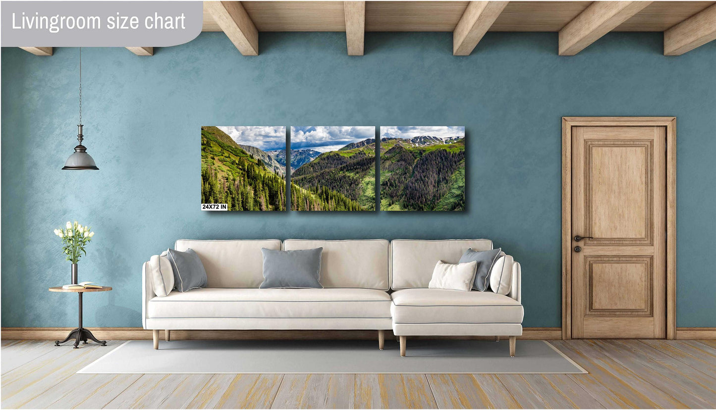 Rocky Mountains Colorado: Cinnamon Pass Summit View Landscape Photography, Silverton/Ouray Alpine Print, Wall Art Decor