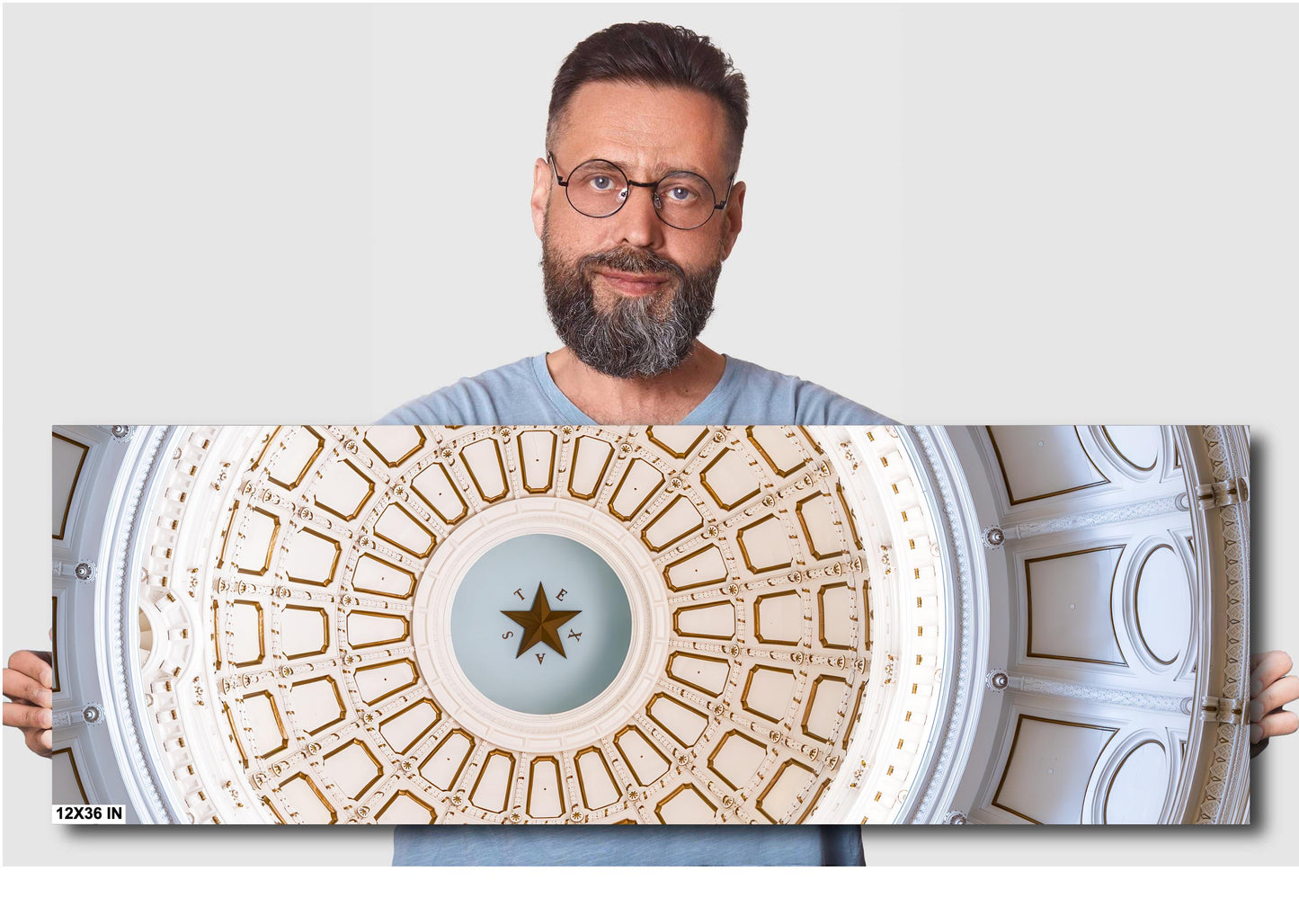 Texas State Capitol Fine Art Photography Print | Historical Rotunda Wall Art | Framed or Ready-to-Hang Canvas, Acrylic, Metal