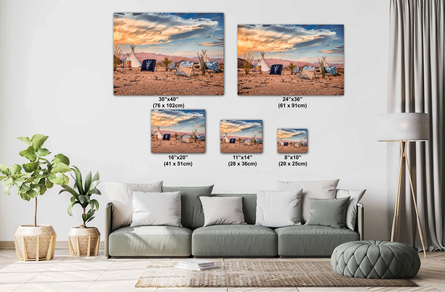 Terlingua Texas Tipi Wall Art | Desert Landscape Photography Print on Canvas, Paper, Acrylic & Metal