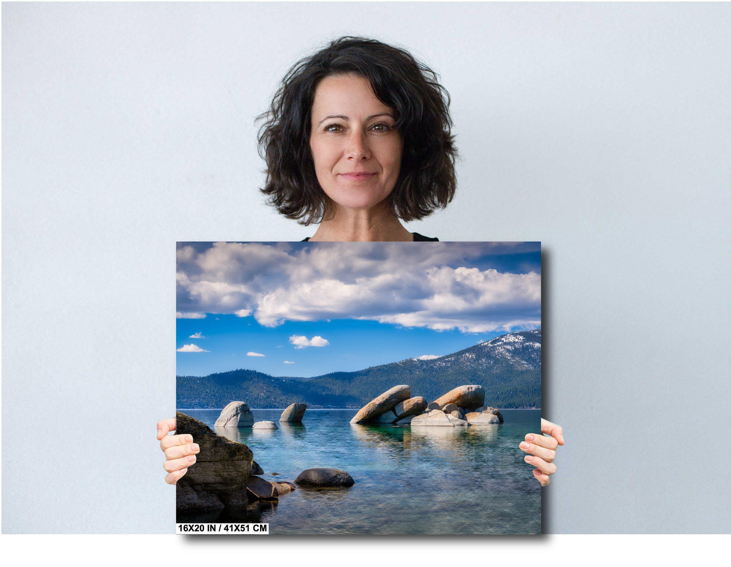 Lake Tahoe Print - Photo of Sand Harbor State Park - Wall Art on Canvas, Acrylic, Metal & Photo Paper - Lake Tahoe Photography Decor