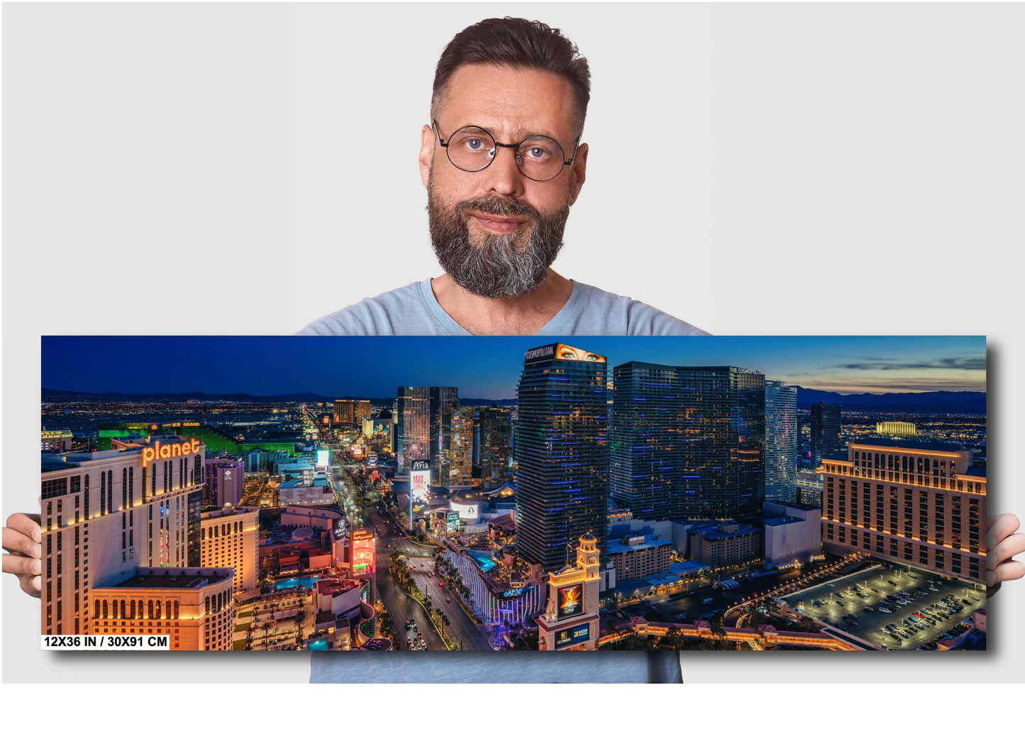 Las Vegas Strip Skyline Wall Art - Aerial Photo Canvas, Metal & Acrylic Prints - Modern Home Decor, Ready to Hang