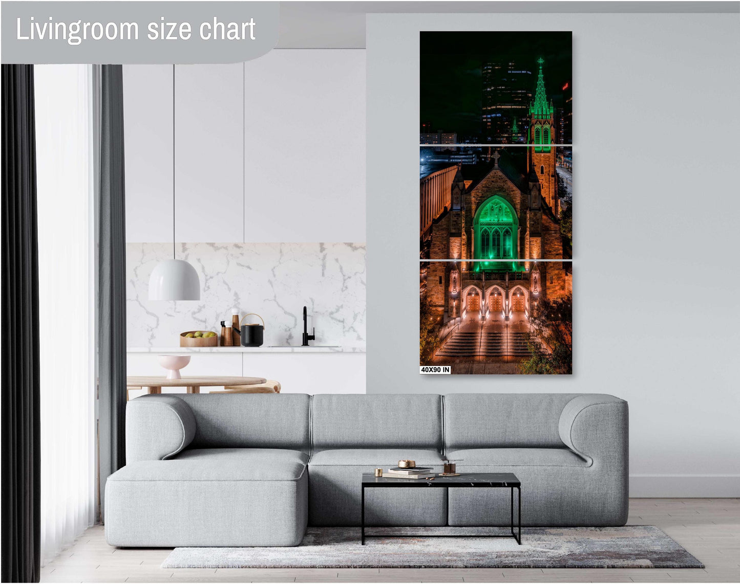 Catholic Decor - St. John Cathedral Print - Cleveland Ohio Gothic Architecture Photography Art - Downtown Catholic Church Decor