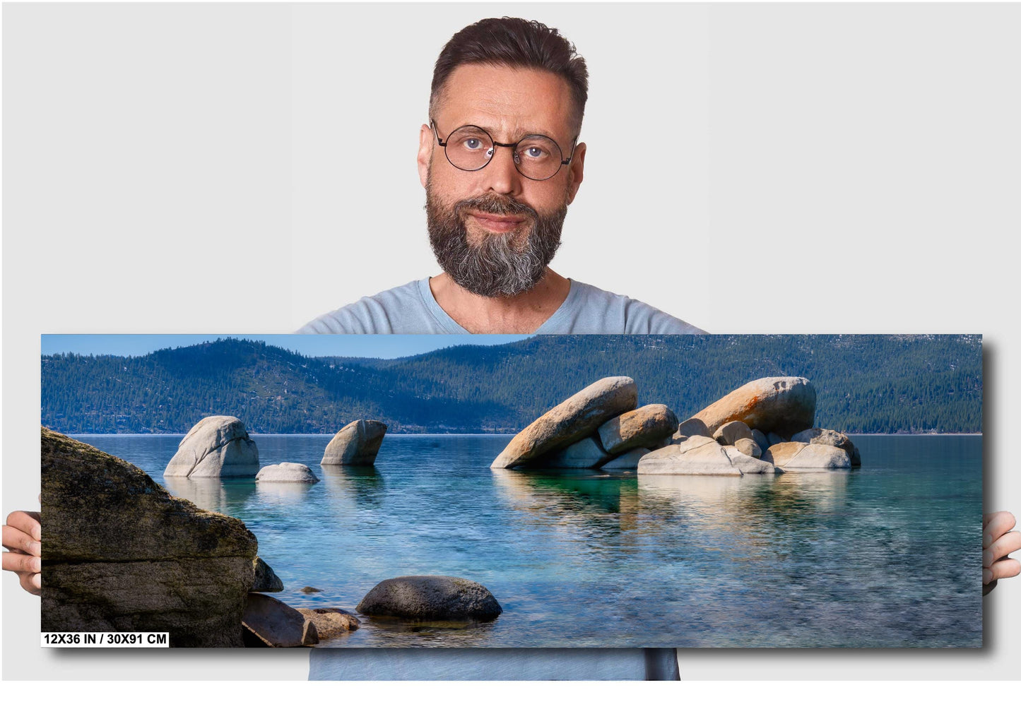 Lake Tahoe Print - Photo of Sand Harbor State Park - Wall Art on Canvas, Acrylic, Metal & Photo Paper - Lake Tahoe Photography Decor