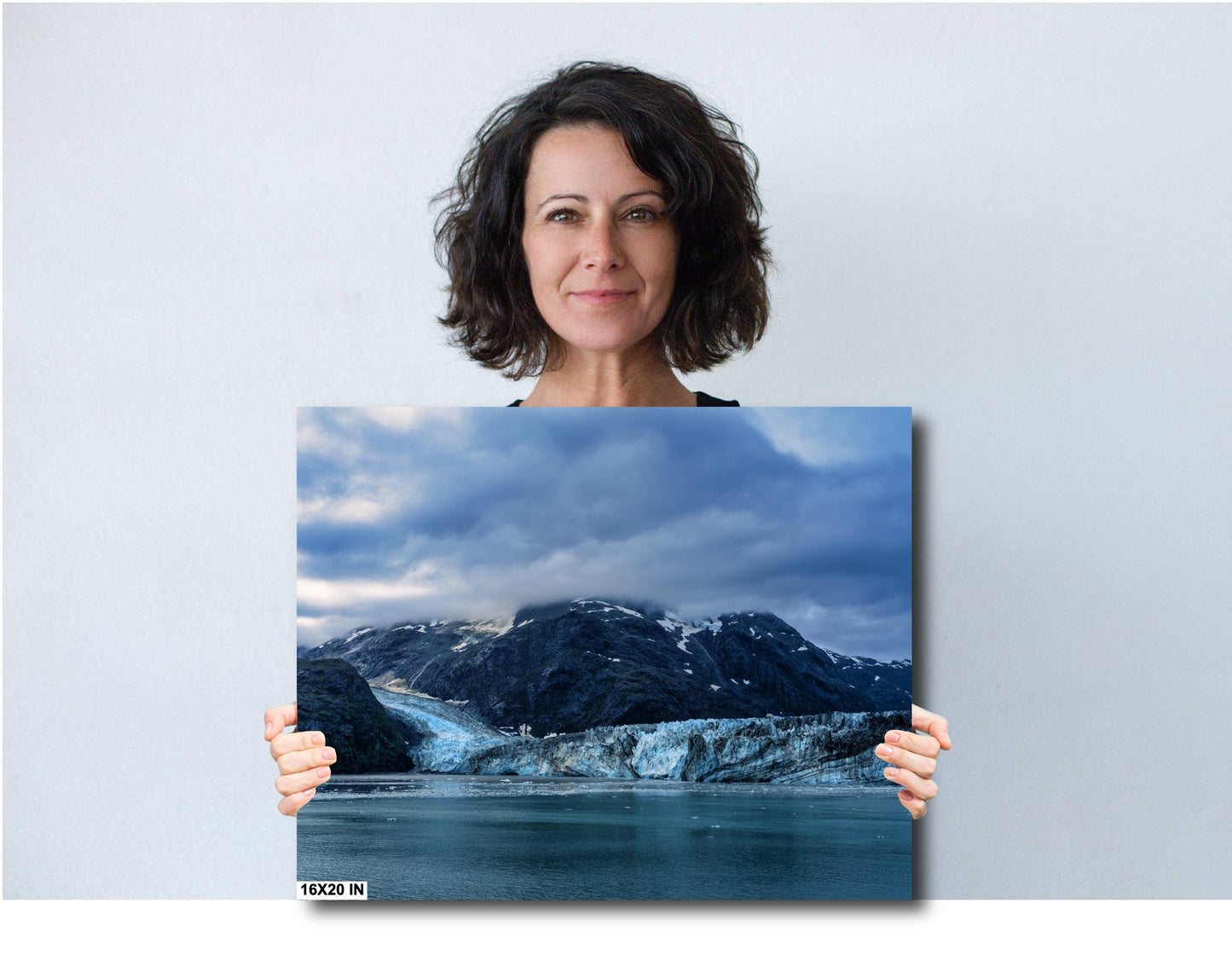 Alaska's Johns Hopkins Glacier Art Print: Stunning Cruise Photography for Home Decor - Glacier Bay National Park Decor