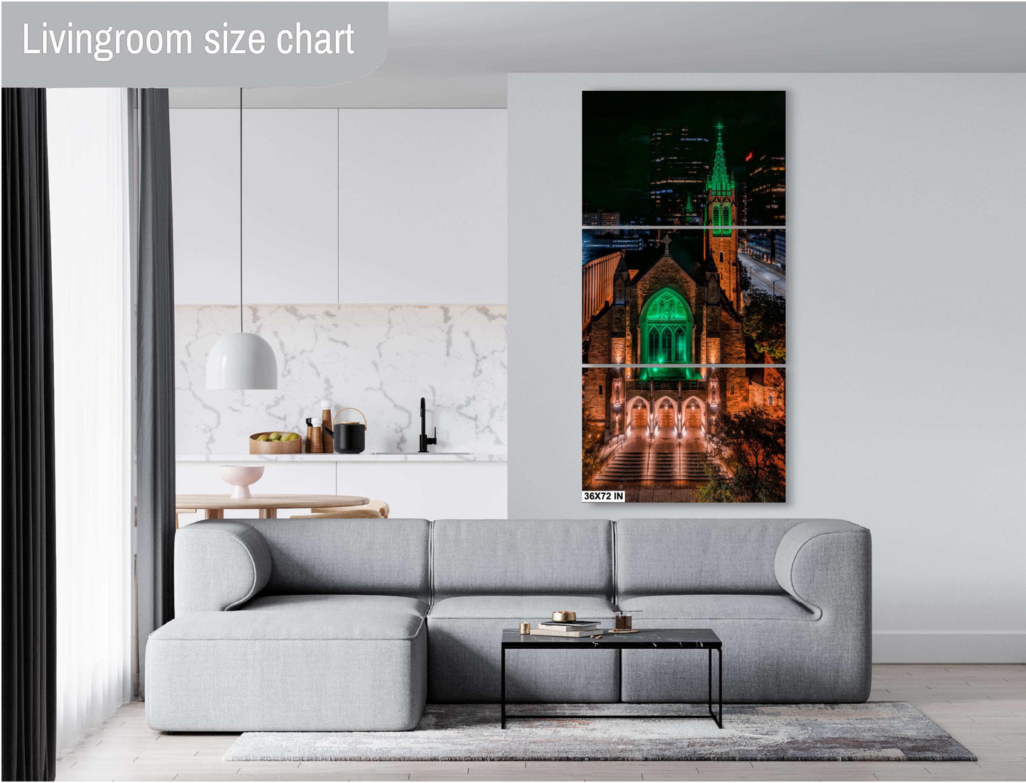 Catholic Decor - St. John Cathedral Print - Cleveland Ohio Gothic Architecture Photography Art - Downtown Catholic Church Decor
