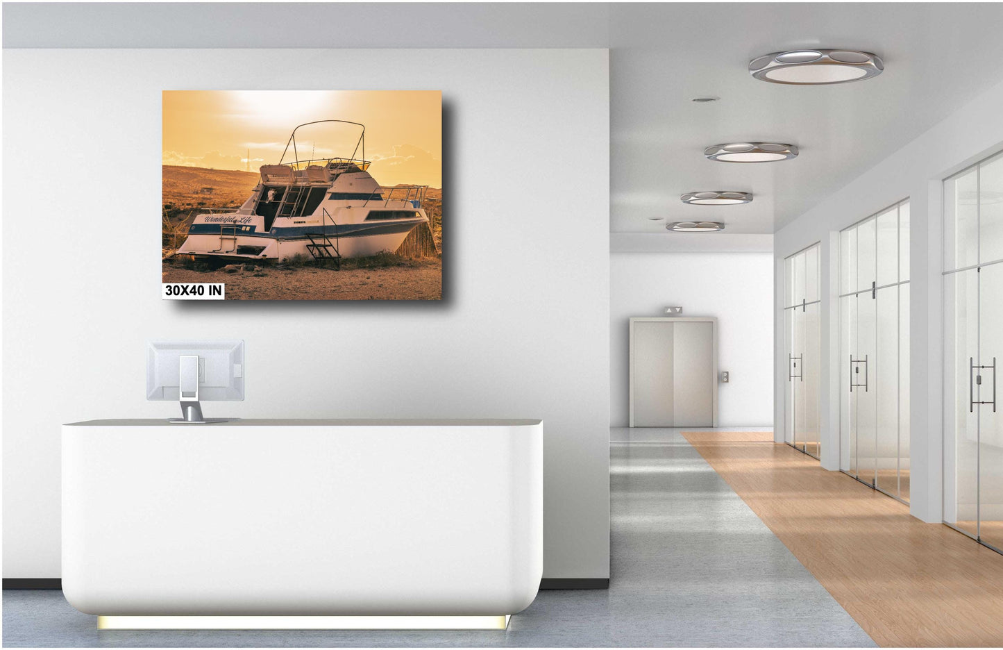 Big Bend Terlingua Texas Desert Boat Print - Wonderful Life Sunset Art, Fine Art Print on Premium Photo Paper & Canvas
