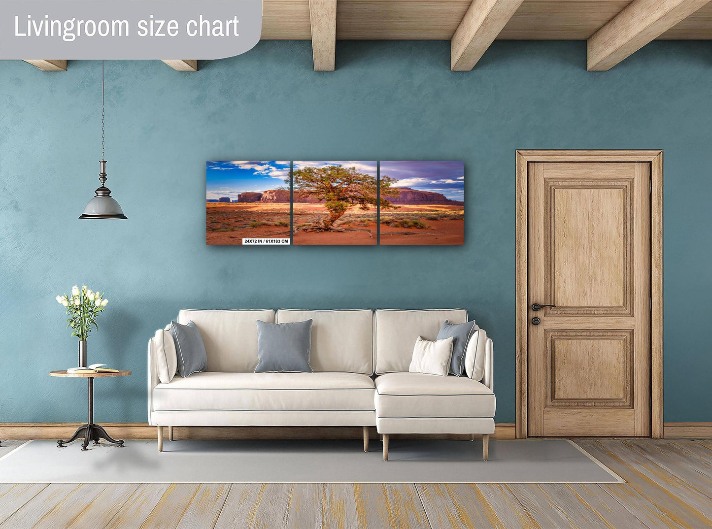 Monument Valley Poster - Gnarled Juniper Tree, Arizona Landscape Photo on Canvas, Metal, Acrylic & Photo Paper Decor