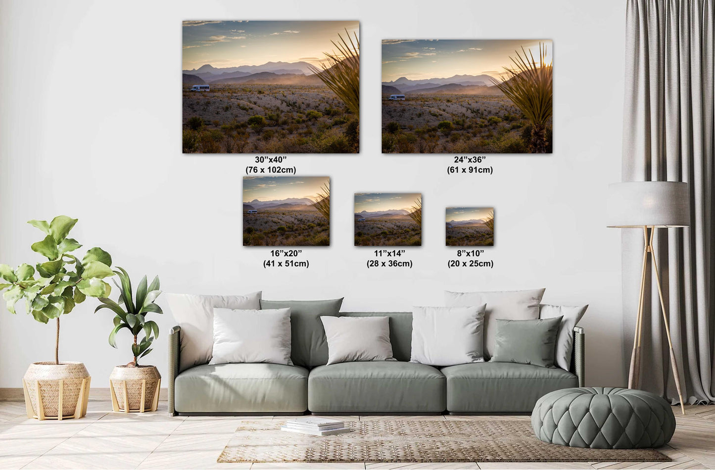 Big Bend Terlingua Texas Desert Landscape Art Print - Photography Poster for Wall Decor on Photo Paper, Canvas, Acrylic, or Metal