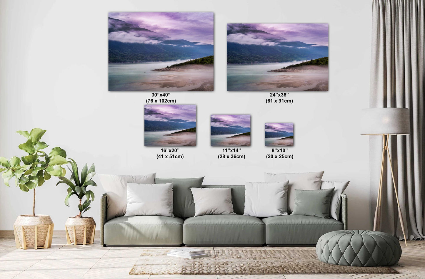 Port of Skagway: Alaska Cruise Landscape Photography - Premium Photo Paper, Canvas, Acrylic & Metal Wall Art Decor
