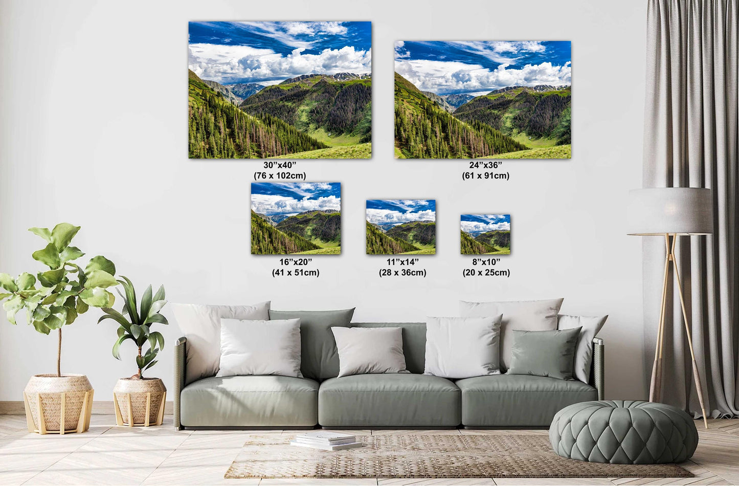 Rocky Mountains Colorado: Cinnamon Pass Summit View Landscape Photography, Silverton/Ouray Alpine Print, Wall Art Decor
