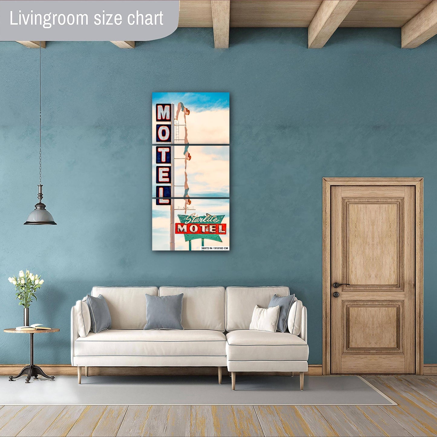 Mid Century Modern Art Photography - Starlite Motel Mesa AZ, Fine Art Print on Premium Paper, Canvas, Acrylic & Metal Wall Decor