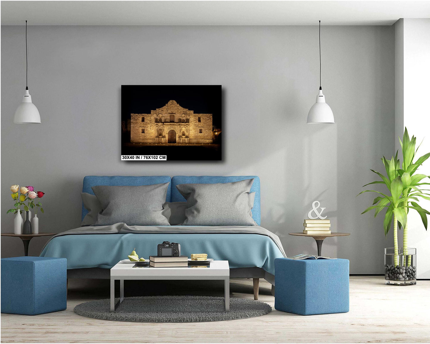 San Antonio Art - Alamo Fine Art Print | Texas History Wall Decor on Premium Photo Paper, Ready to Hang Canvas, Acrylic & Metal Options