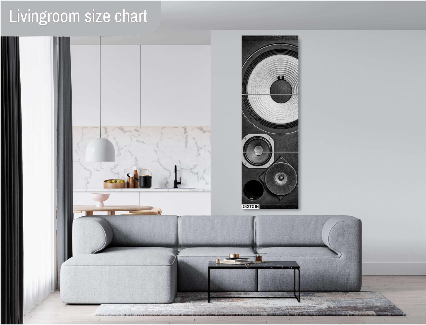 JBL L100 Retro Speaker Poster Print: Premium Quality Studio Loudspeaker on Premium Photography Paper, Canvas, Acrylic, or High Gloss Metal