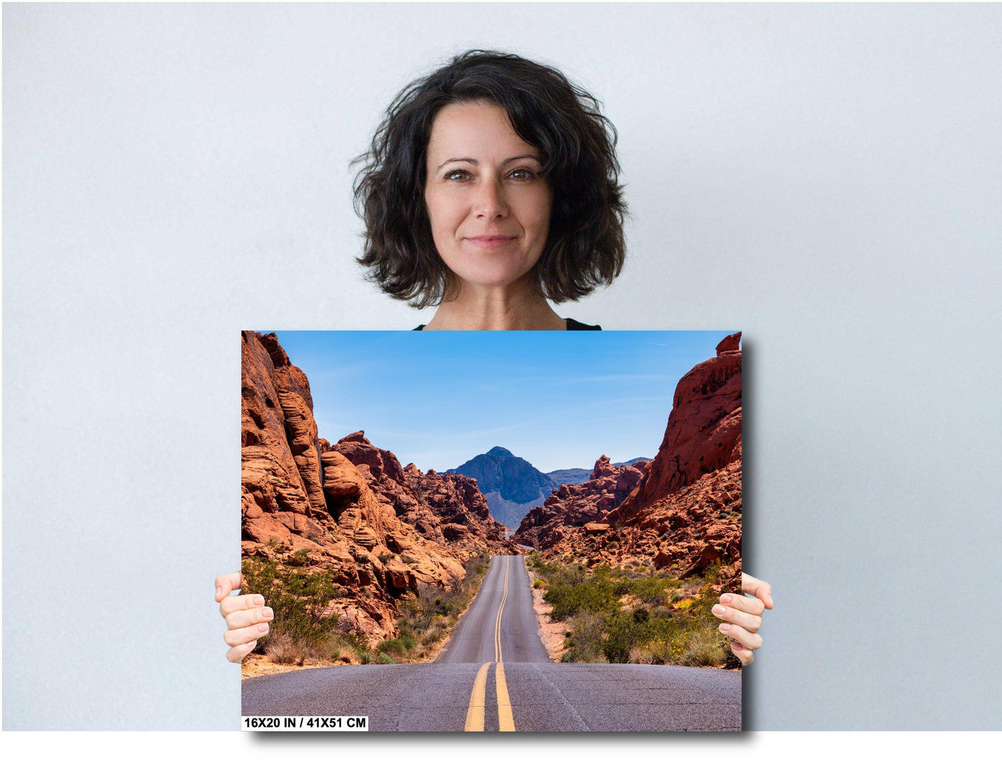 Valley of Fire Landscape Print: Vibrant Nevada Desert Scenery for Southwest Home Decor & Wall Art