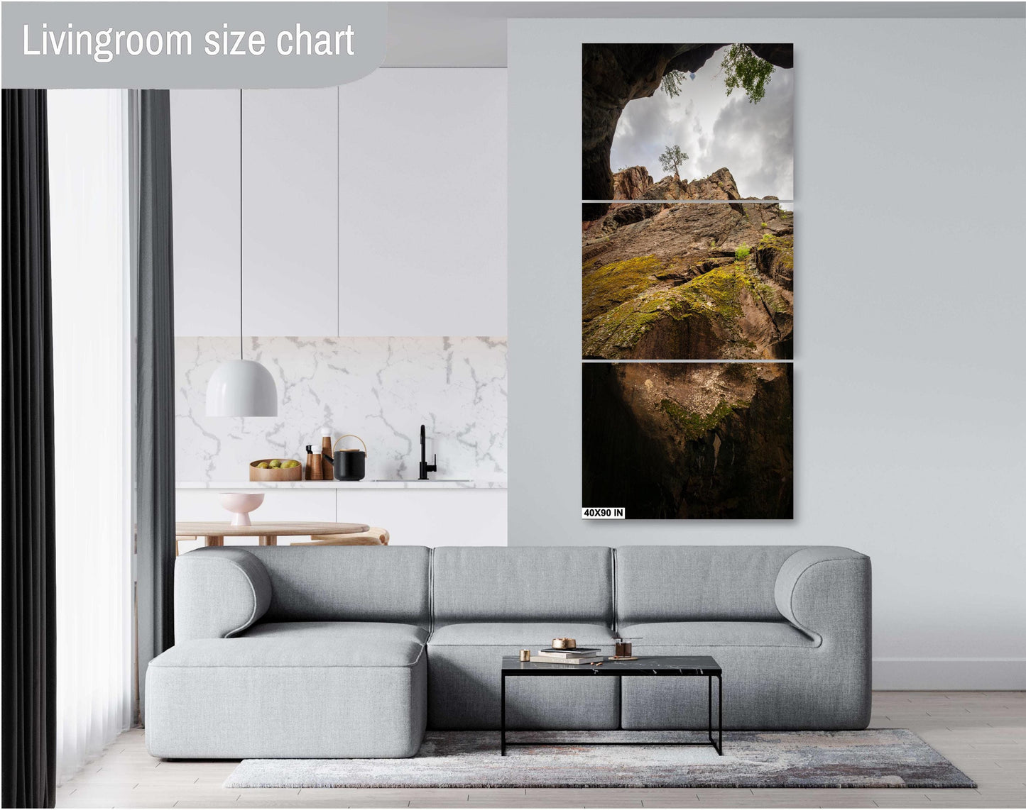 Majestic Rocky Mountain Landscape: Mossy Cliffs at Box Canon Falls, Colorado Alpine Loop Wall Art