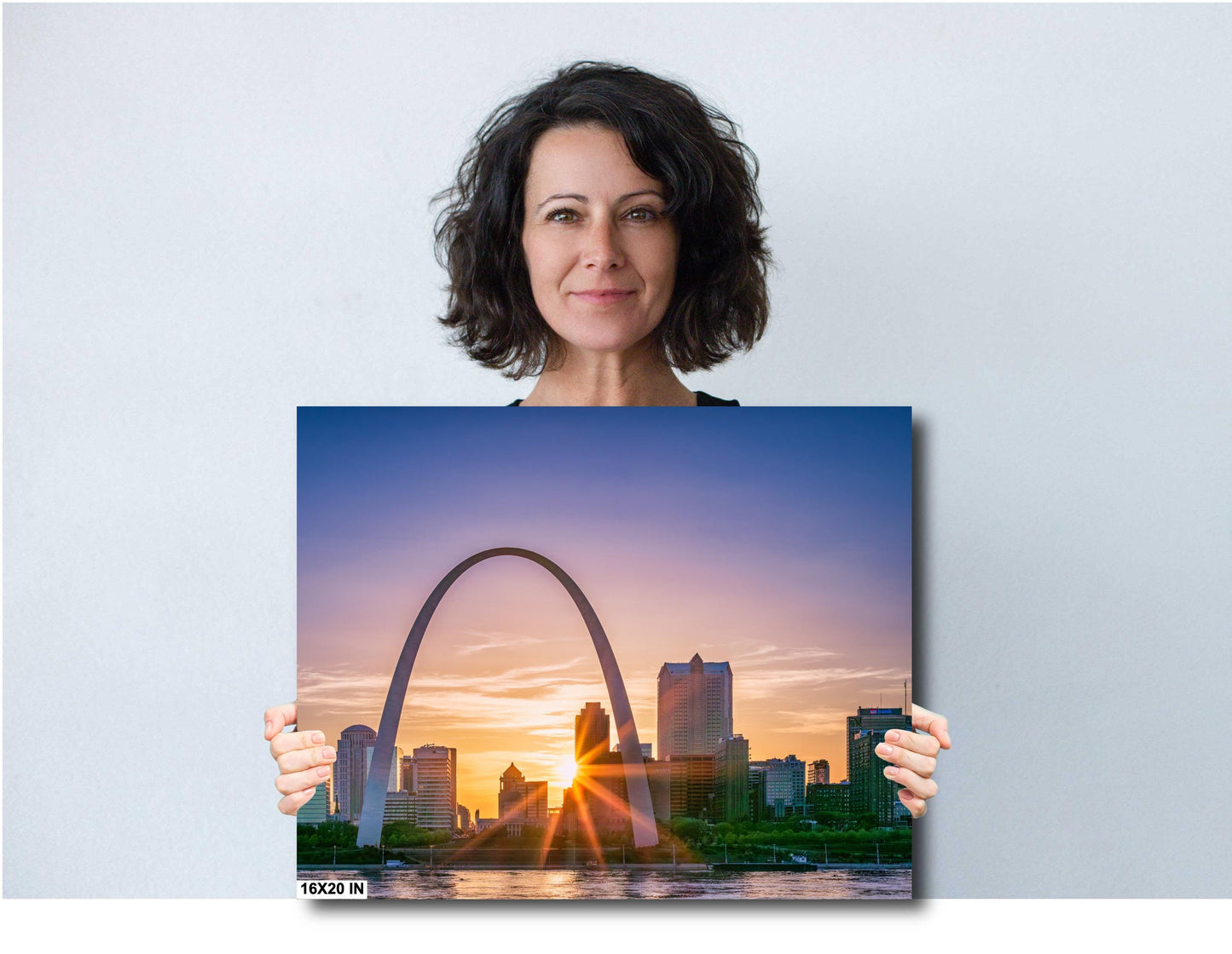 Gateway Arch Sunset Photography | St. Louis Skyline Wall Art Print - Large Size on Canvas, Metal & More