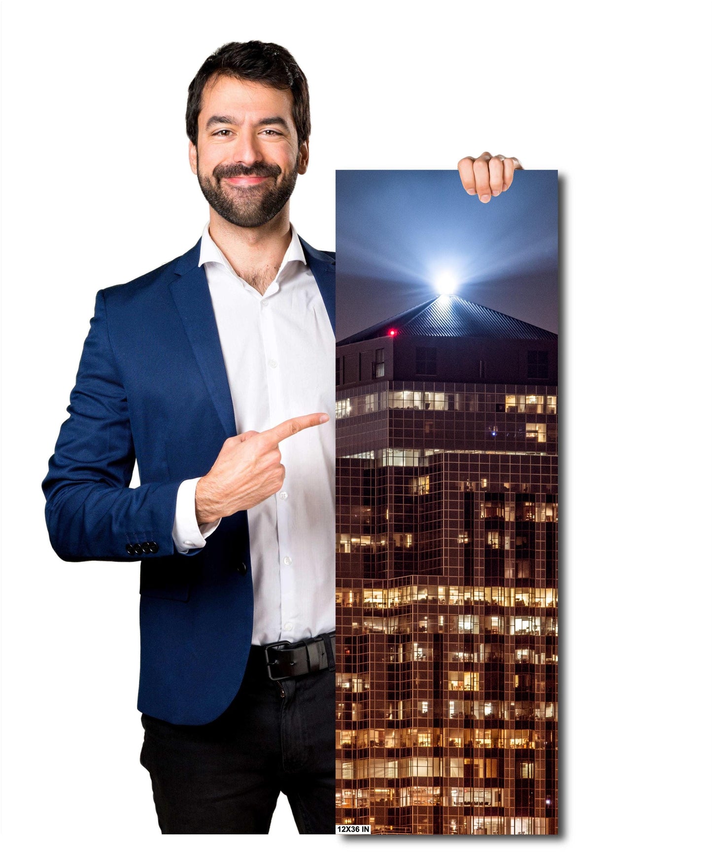 Houston Skyline at Night: Cityscape Print with Galleria, Downtown & Williams Tower Architecture