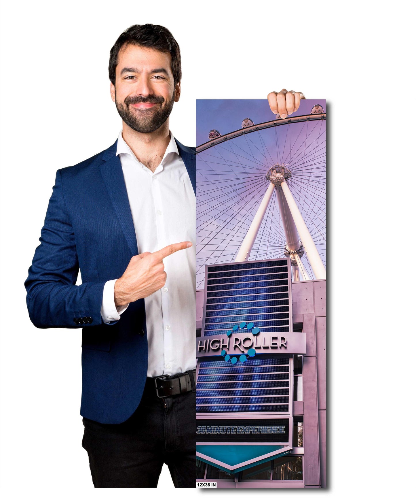 Las Vegas High Roller Photography Art Print - Nevada Wall Decor on Premium Photo Paper, Canvas or Metal, Unique Gift for Home or Office