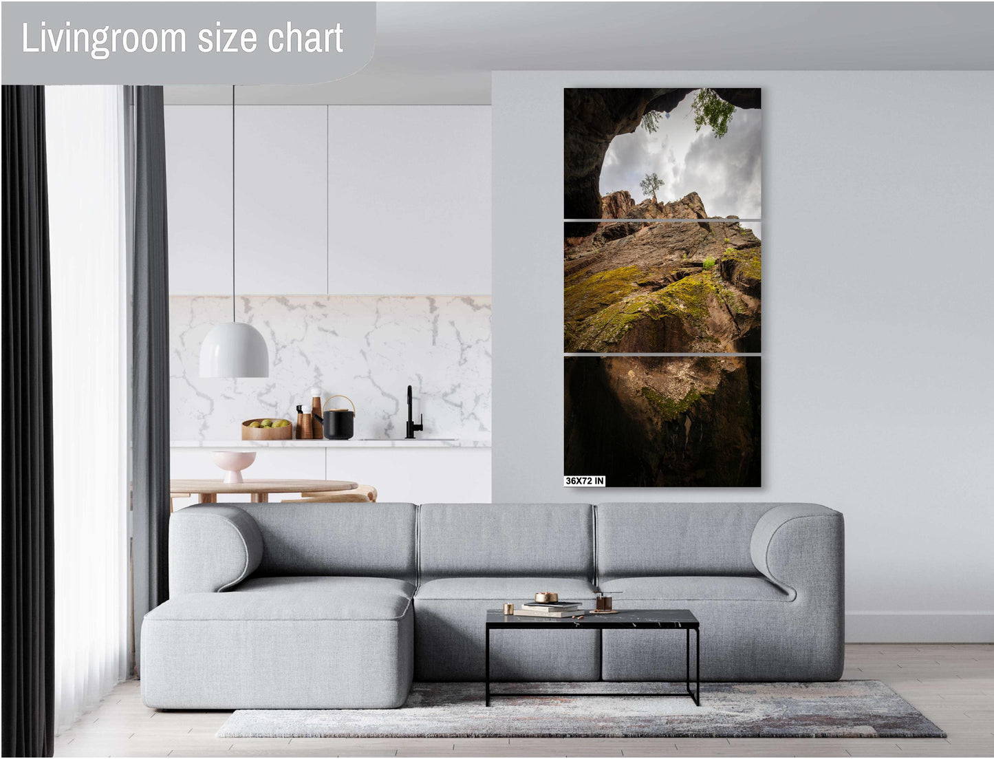 Majestic Rocky Mountain Landscape: Mossy Cliffs at Box Canon Falls, Colorado Alpine Loop Wall Art