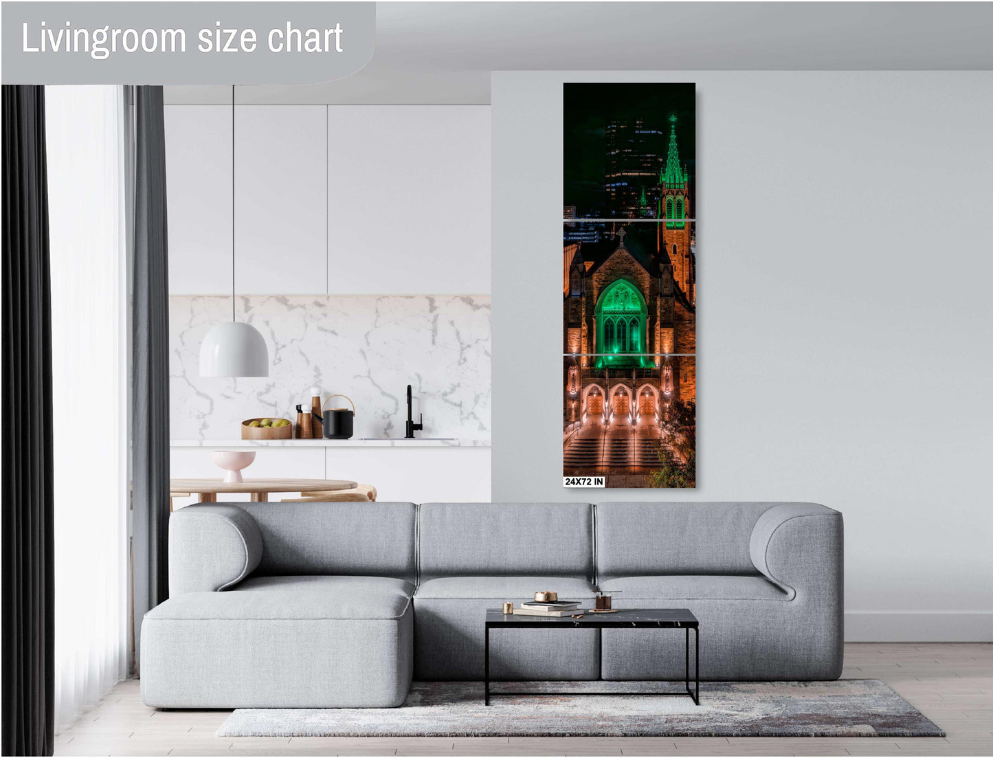 Catholic Decor - St. John Cathedral Print - Cleveland Ohio Gothic Architecture Photography Art - Downtown Catholic Church Decor