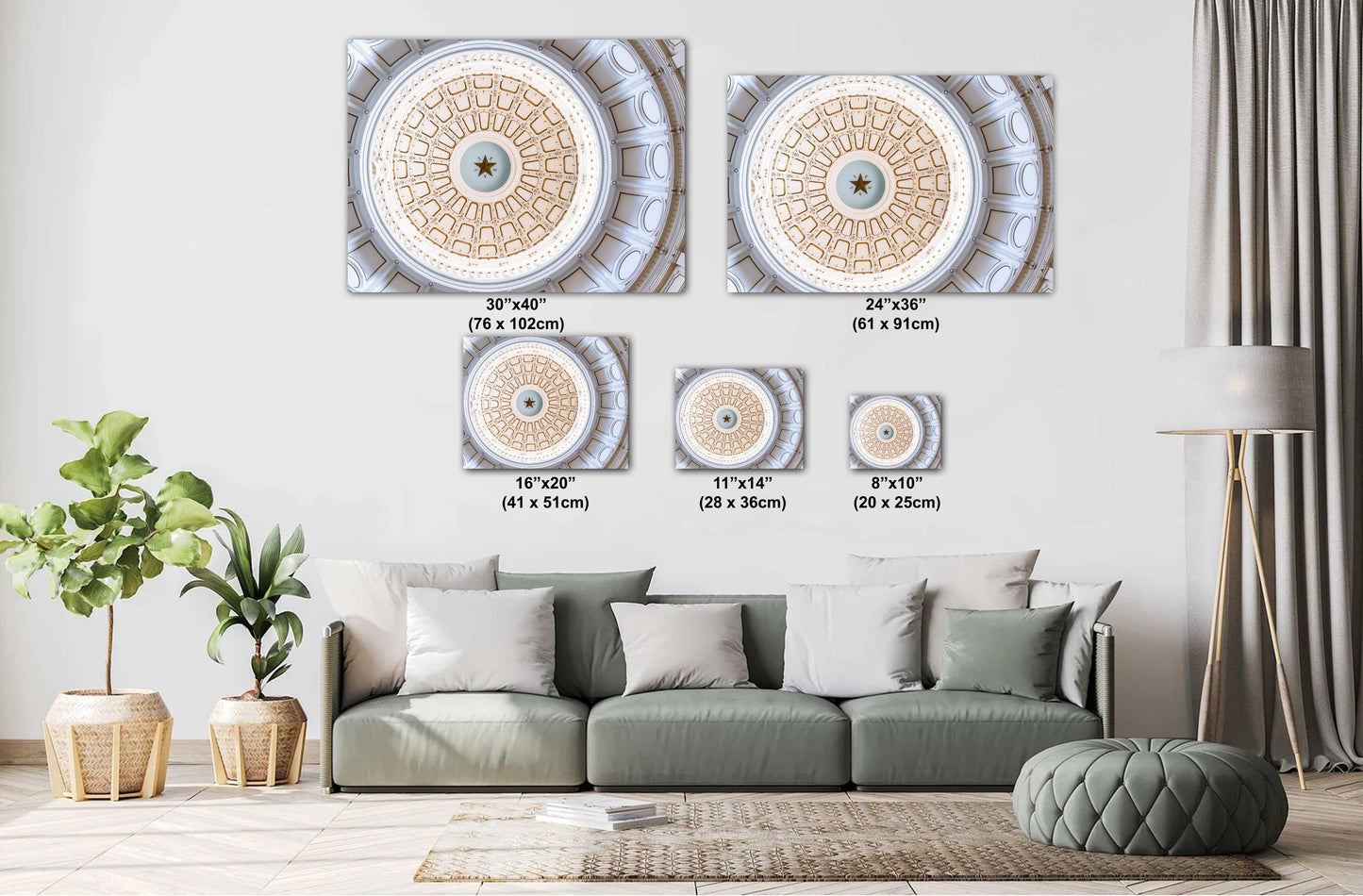 Texas State Capitol Fine Art Photography Print | Historical Rotunda Wall Art | Framed or Ready-to-Hang Canvas, Acrylic, Metal