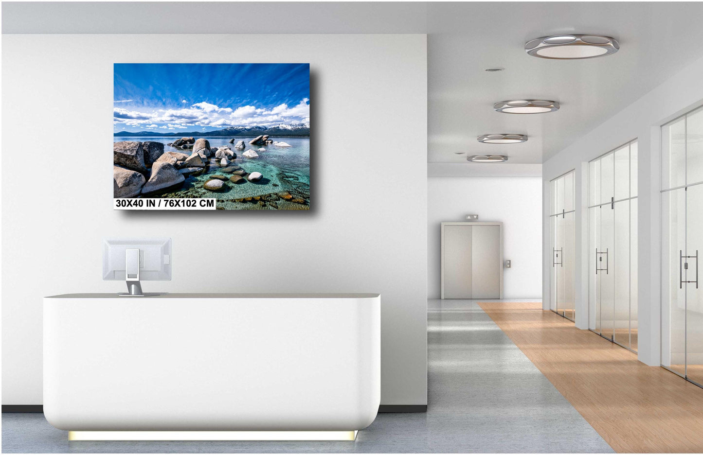 Lake Tahoe Print - Sand Harbor Photo - Wall Art on Canvas, Acrylic, Metal & Photo Paper - Lake Tahoe Photography Decor