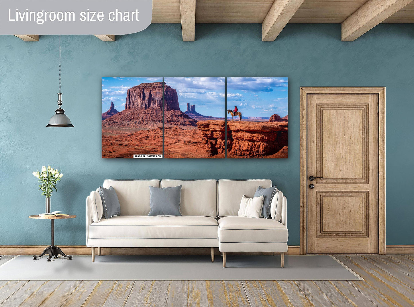 Monument Valley Print - Desert Wall Art of John Ford's Point, Utah Landscape Photography on Photo Paper, Canvas, Acrylic & Metal Decor