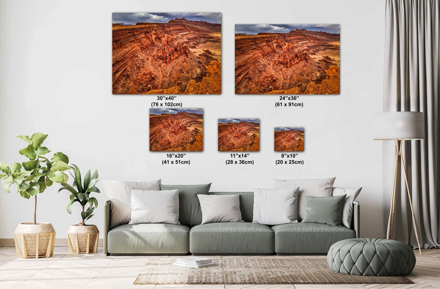 Moab Chicken Corners Trail Landscape Print - Utah Desert Photography Wall Art in Premium Photo Paper, Canvas, Acrylic & Metal