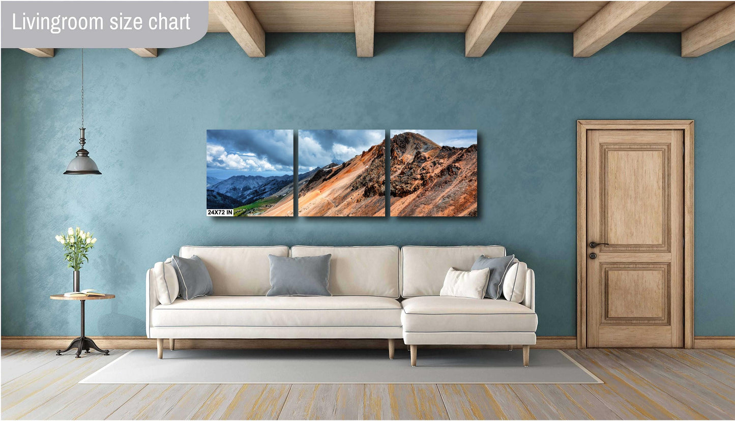 Colorado Alpine Loop Photography: Engineer Pass Summit View & Silverton Ouray Mountain Landscape Art Print