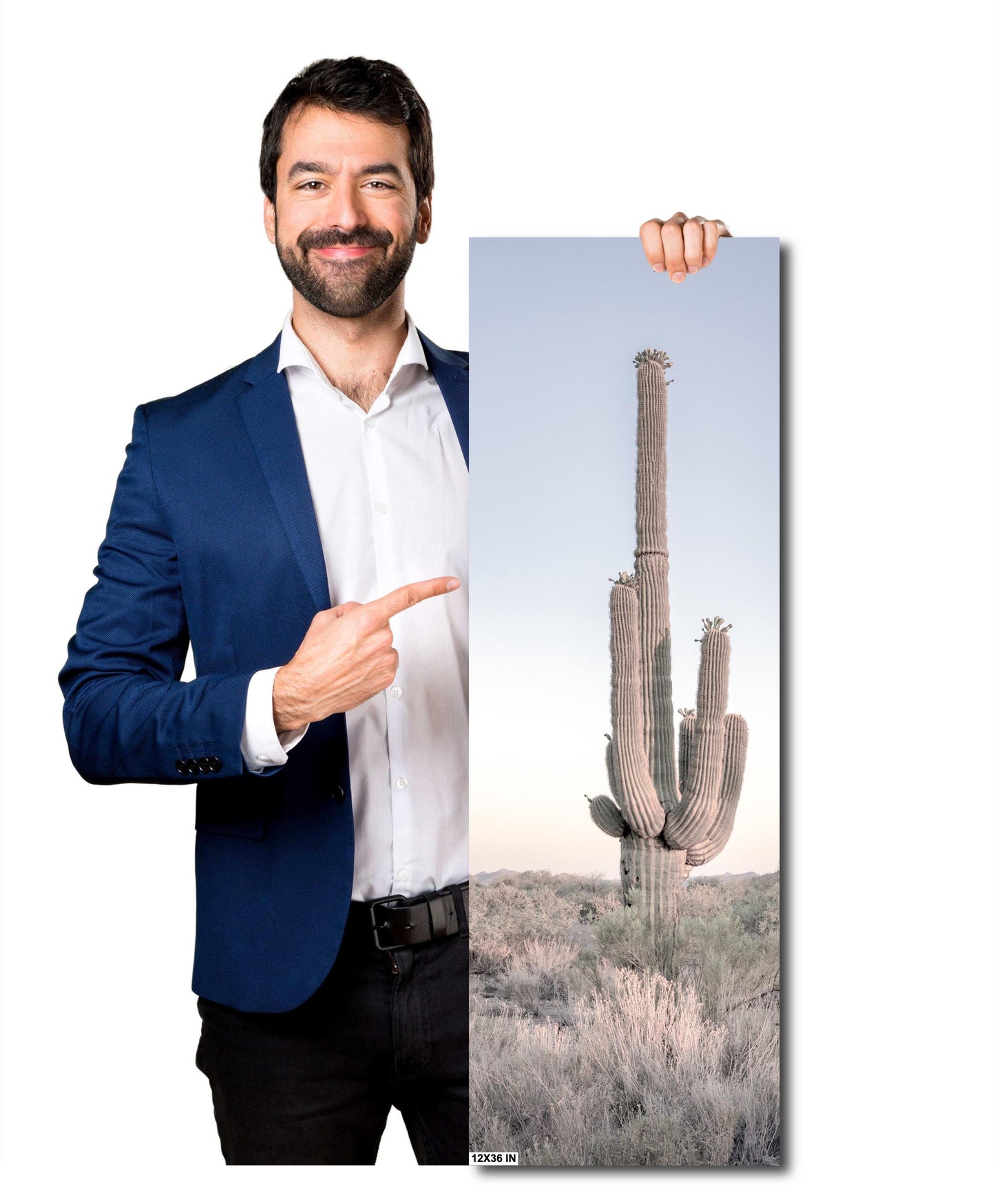 Cactus Wall Prints - Arizona Desert Landscape Print: Saguaro Cactus Wall Art, Boho Southwestern Decor for Home, Nature Photography Decor