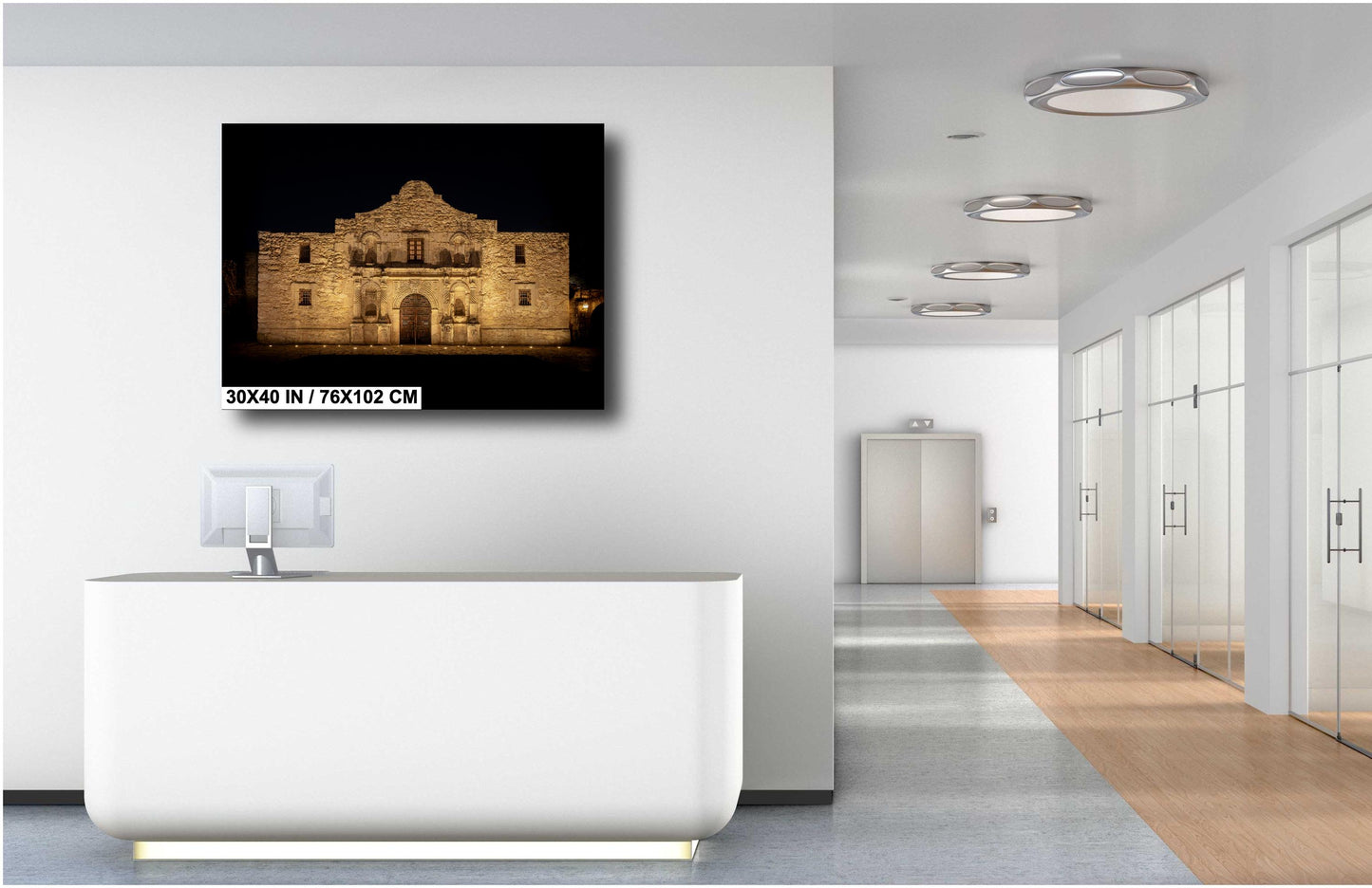 San Antonio Art - Alamo Fine Art Print | Texas History Wall Decor on Premium Photo Paper, Ready to Hang Canvas, Acrylic & Metal Options