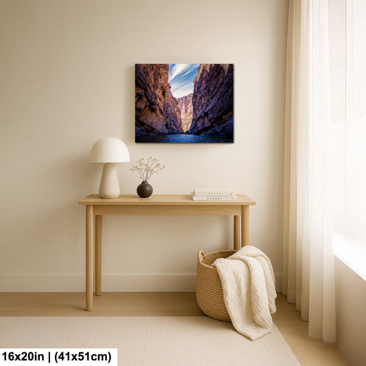 Big Bend National Park Print - Santa Elena Canyon Art | Rio Grande Wall Decor